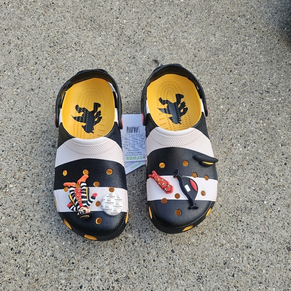 New Crocs McDonald's Sandals Women's Size 8 & 9 - Picture 5 of 14